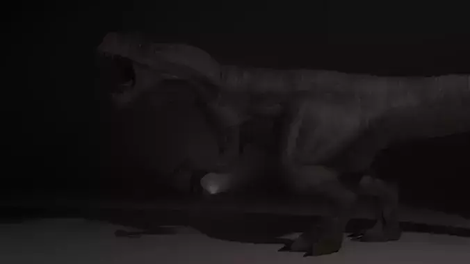 3DAllosaurus 20 Low-poly 3D model