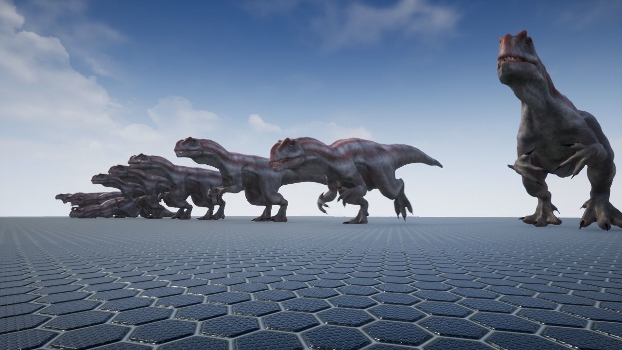 3DAllosaurus 20 Low-poly 3D model_8