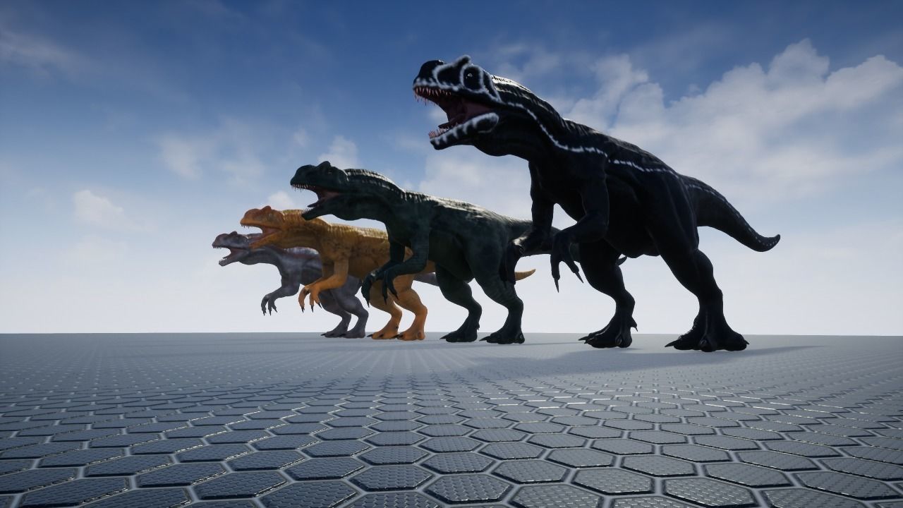 3DAllosaurus 20 Low-poly 3D model_4