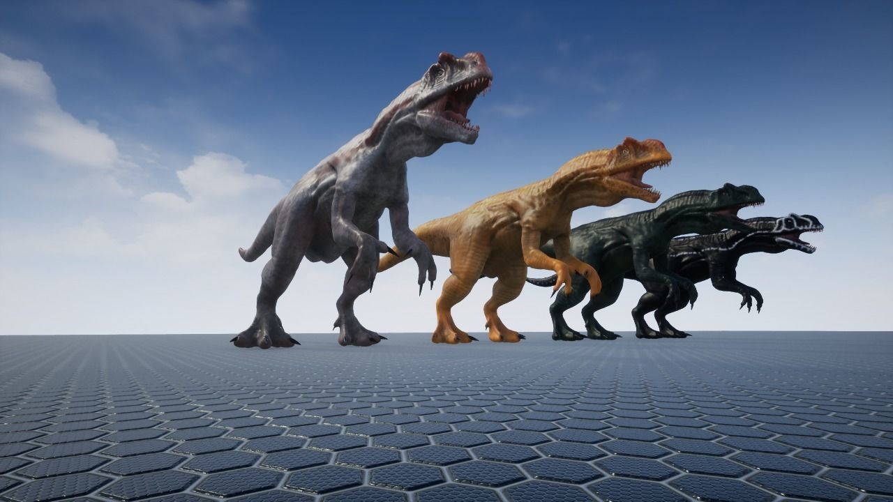 3DAllosaurus 20 Low-poly 3D model_3