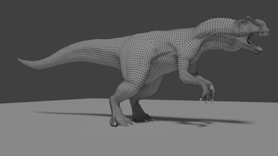 3DAllosaurus 20 Low-poly 3D model_15
