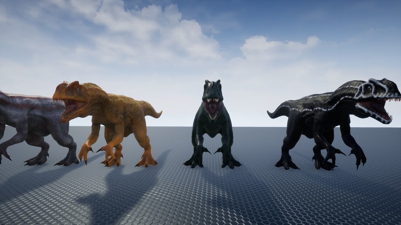 3DAllosaurus 20 Low-poly 3D model_11