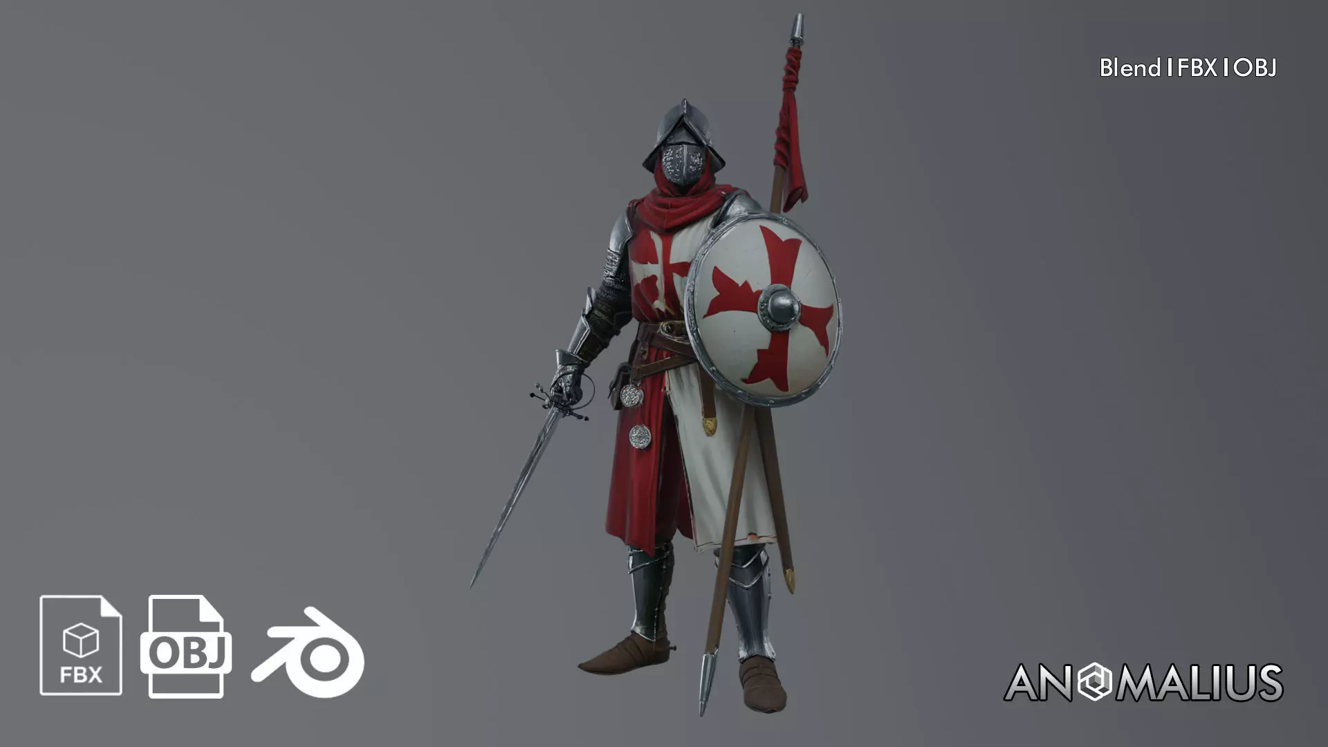 red templar 3D model
