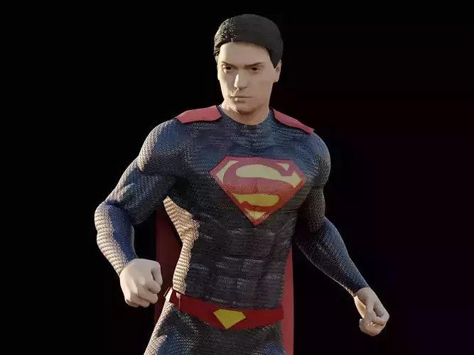 Superman RIGGED Man of Steel or Batman vs Superman Version 3D model