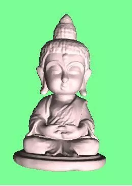 Mini Buddha STL Calmness Peace Statue 3D print model