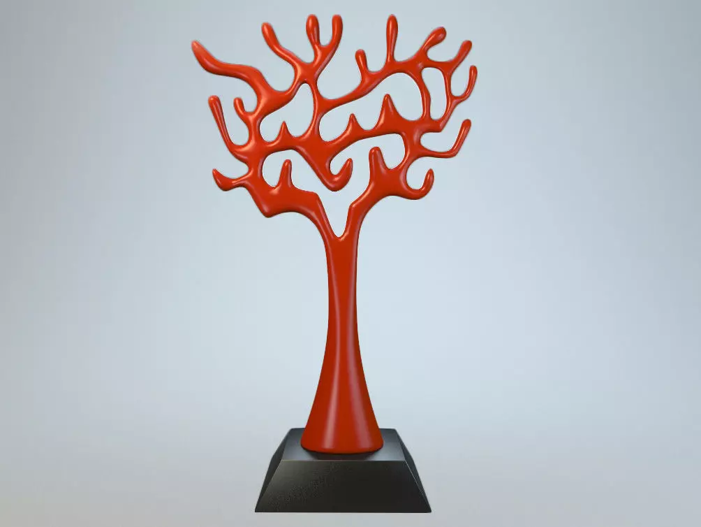 Tree Sculpture P 3D print model_0