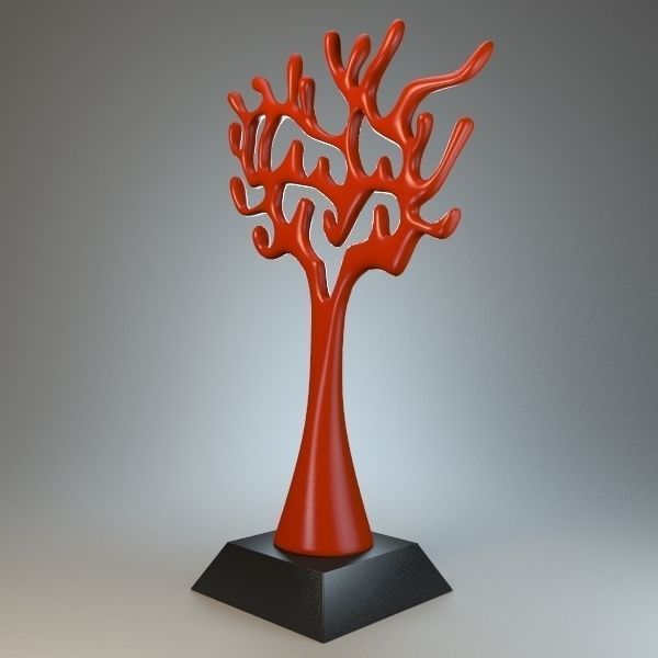 Tree Sculpture P 3D print model_3