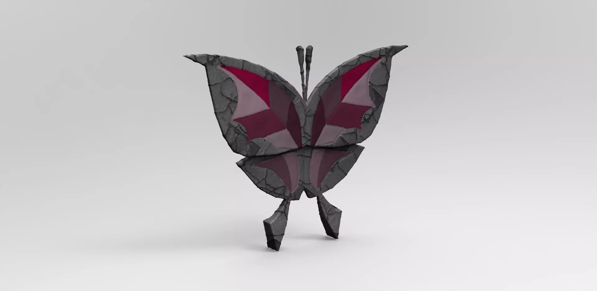 Mariposa de Piedra 3D print model