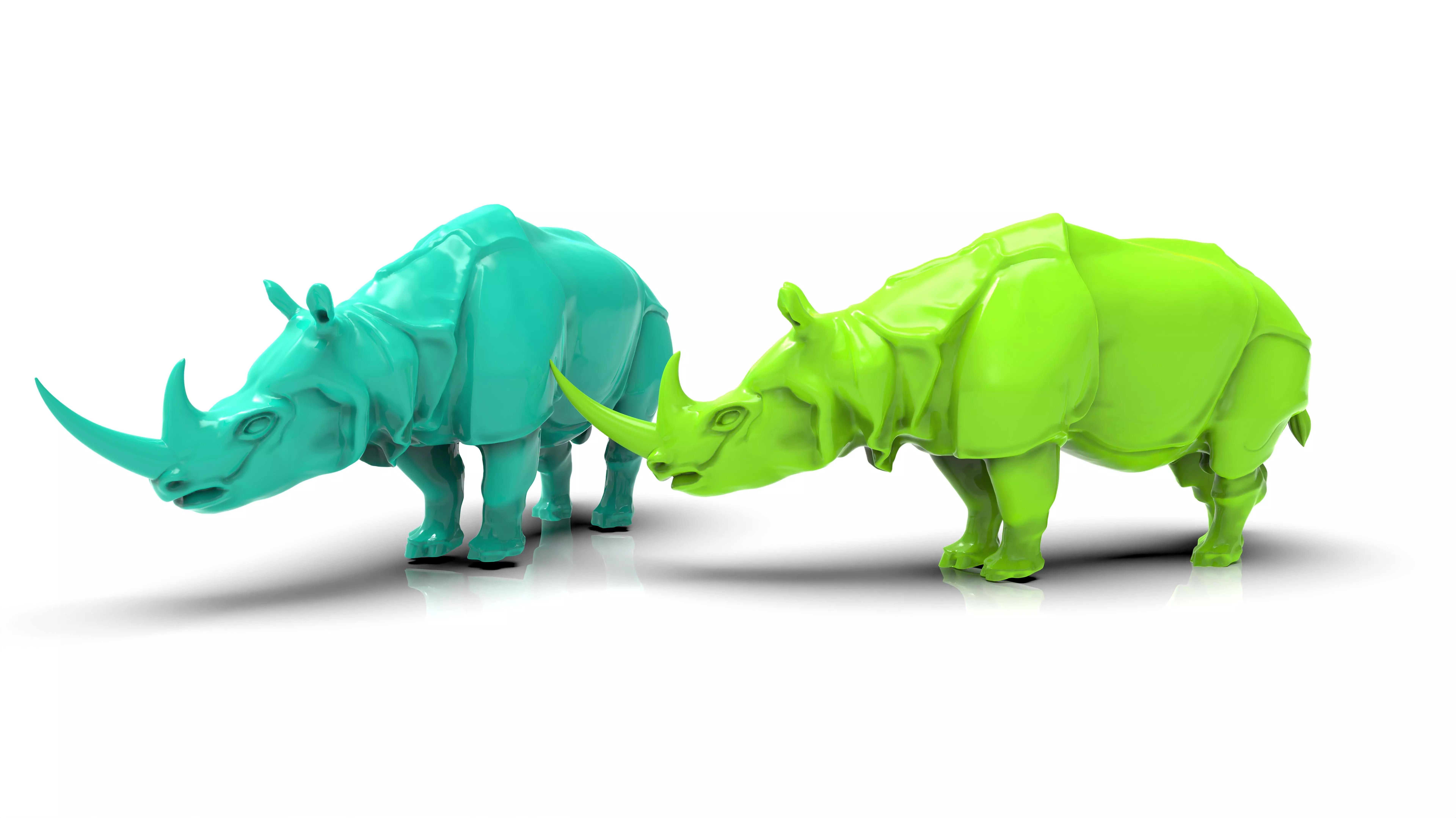 RHINO CHARM 3D PRINT READY MODEL 3D print model