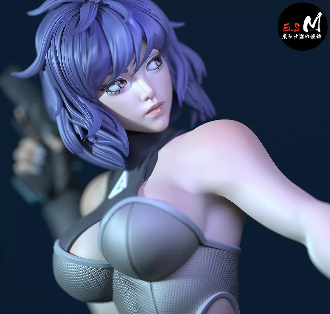 MOTOKO KUSANAGI CHARACTER BY ESM 3D print model