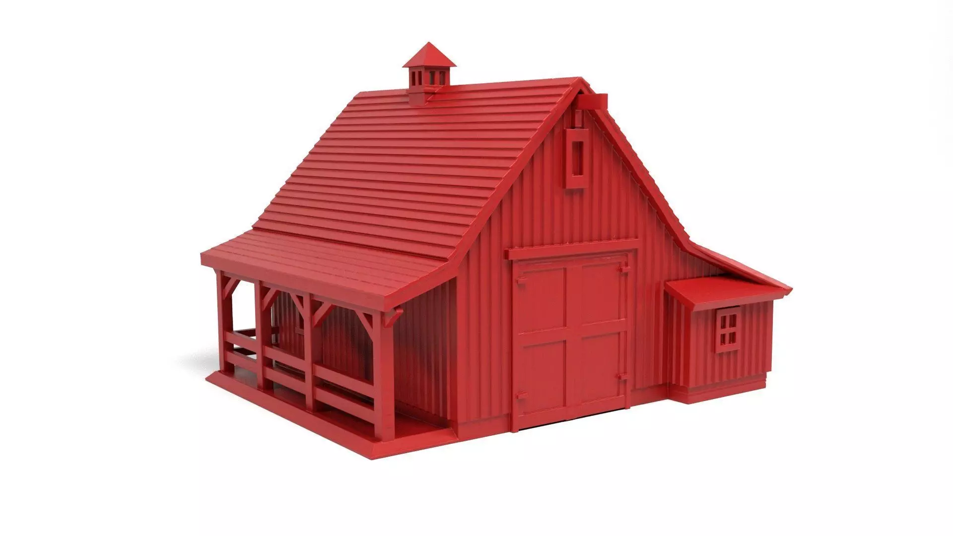 American Barn 3D print model