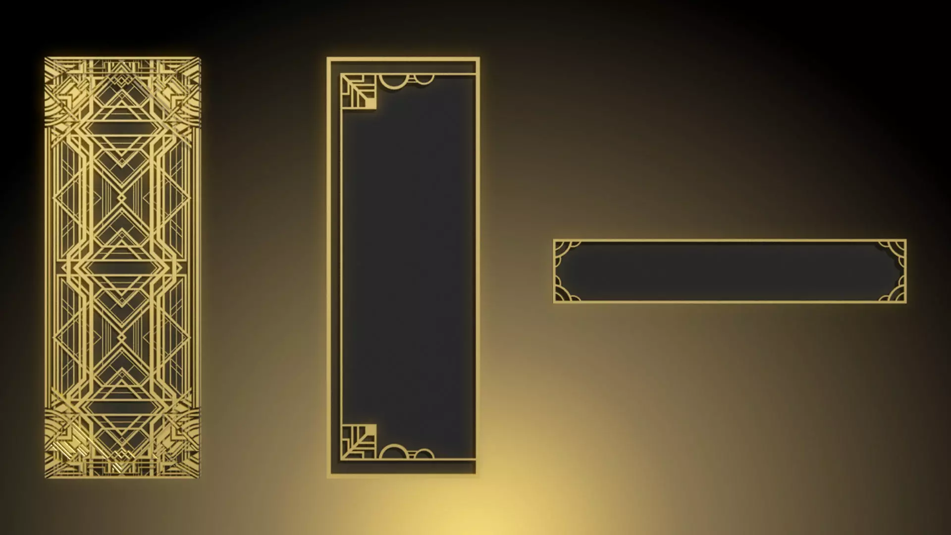 Art Deco Pack 1 3D model