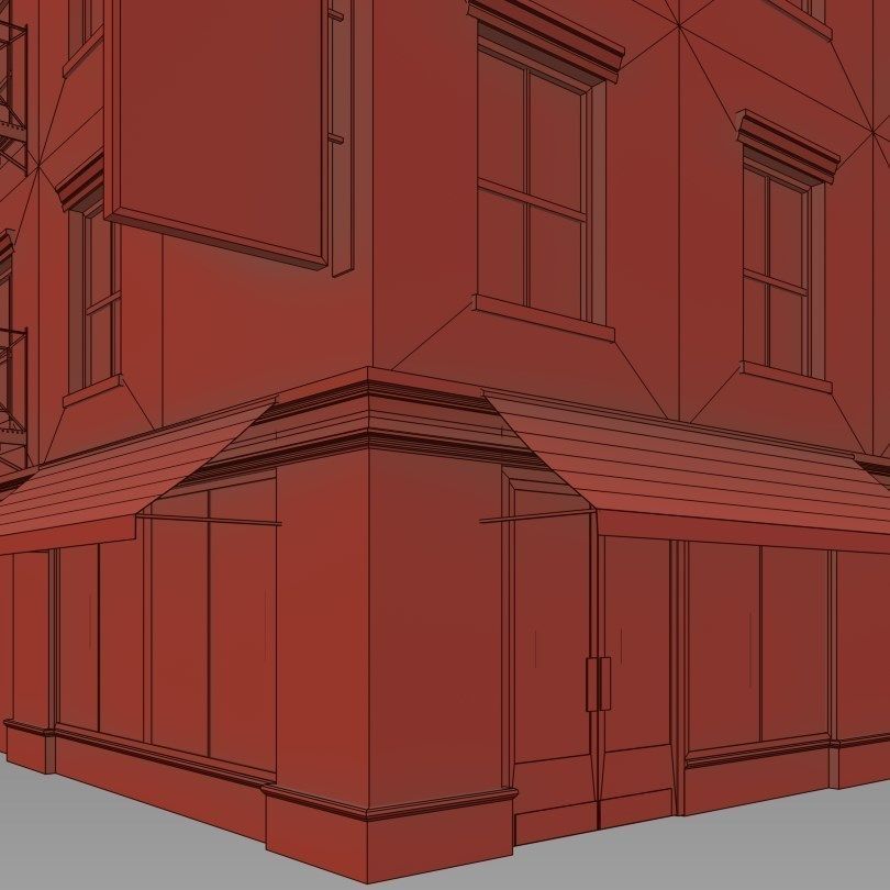 NYC Building Low-poly 3D model_12