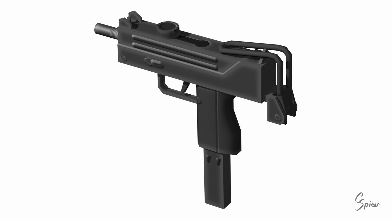 Low-Poly Weapons Collection 01 Low-poly 3D model_75