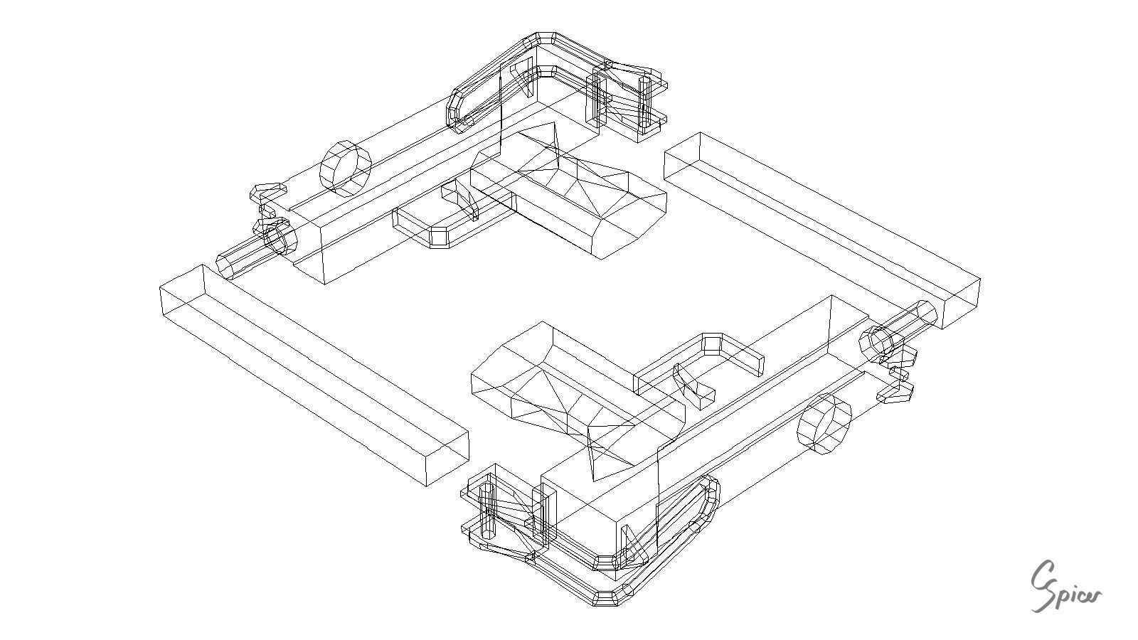 Low-Poly Weapons Collection 01 Low-poly 3D model_80