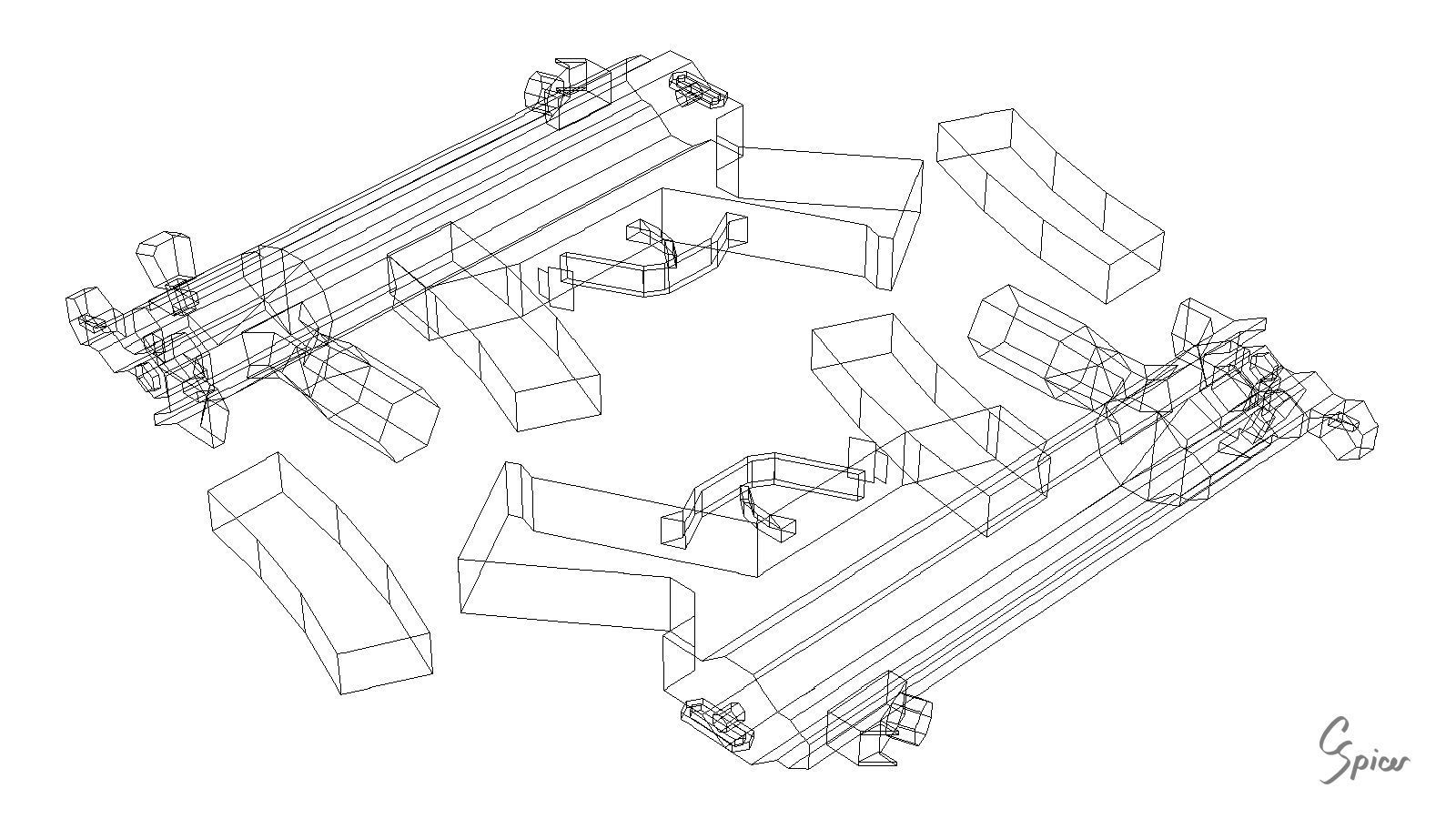 Low-Poly Weapons Collection 01 Low-poly 3D model_68