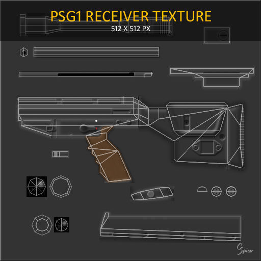 Low-Poly Weapons Collection 01 Low-poly 3D model_12