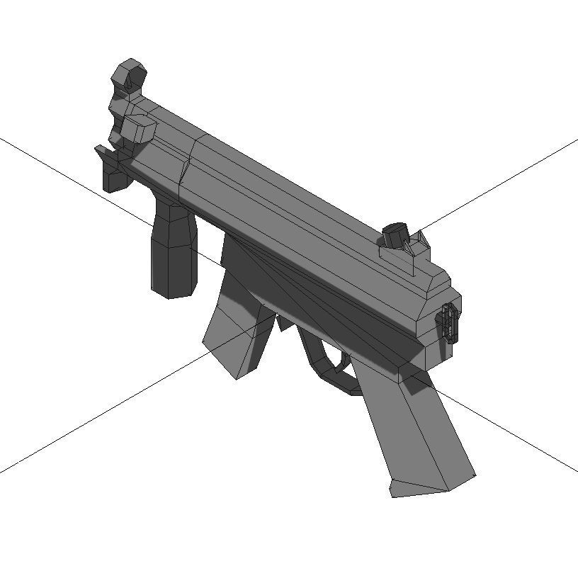 Low-Poly Weapons Collection 01 Low-poly 3D model_71