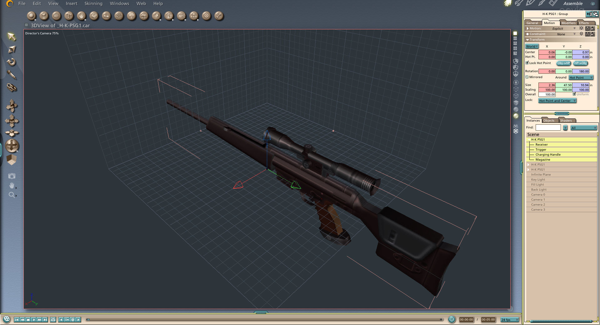 Low-Poly Weapons Collection 01 Low-poly 3D model_13