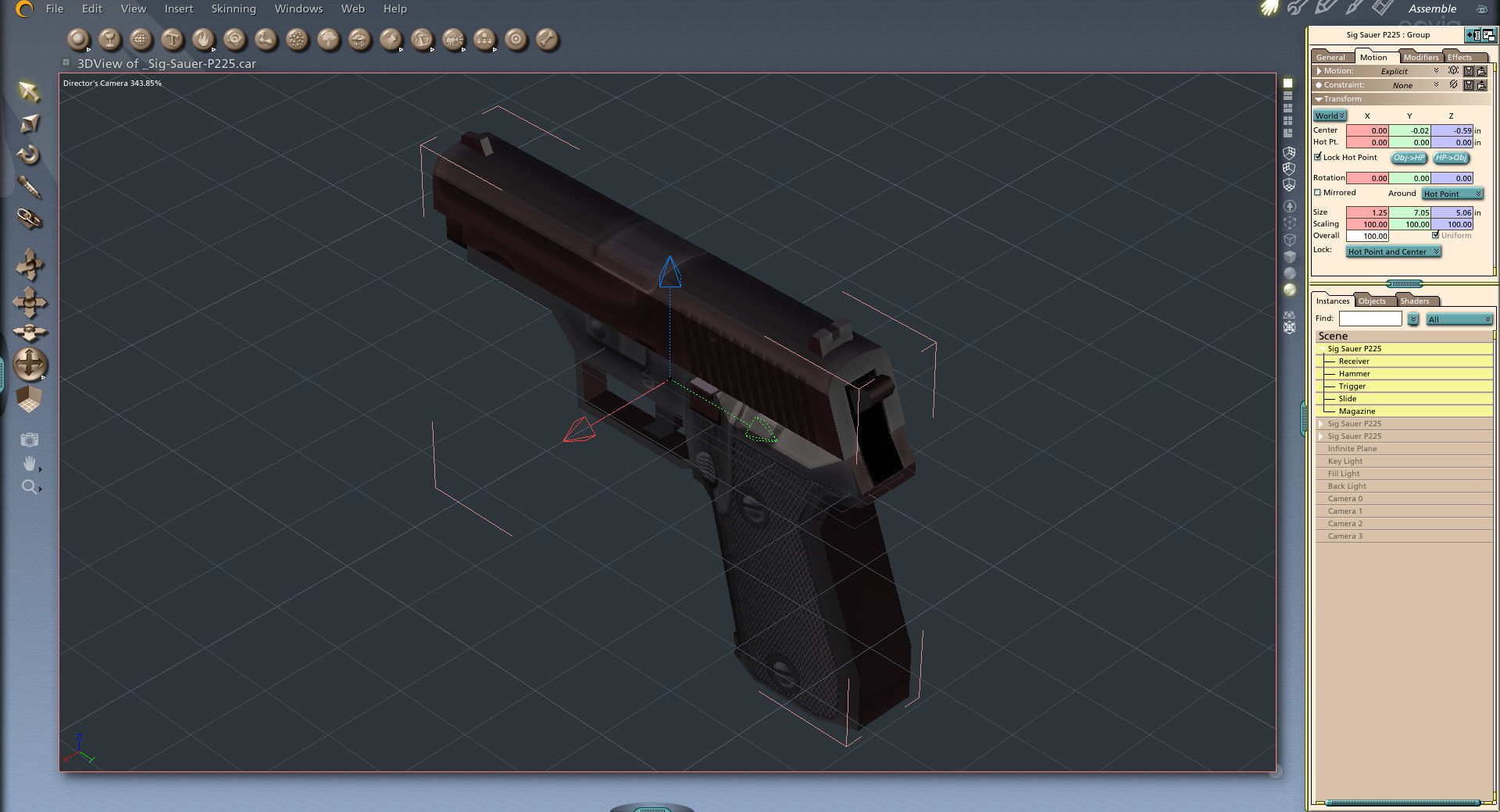 Low-Poly Weapons Collection 01 Low-poly 3D model_97