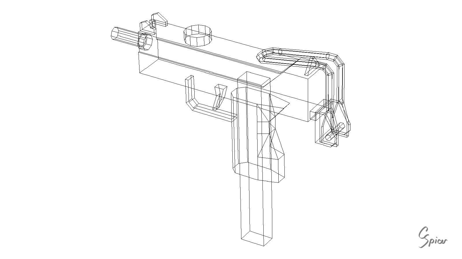 Low-Poly Weapons Collection 01 Low-poly 3D model_81