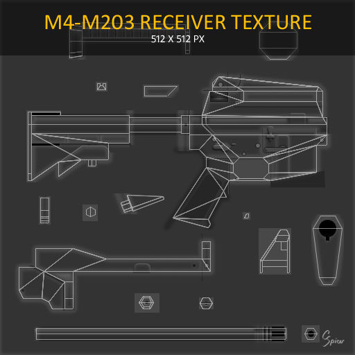 Low-Poly Weapons Collection 01 Low-poly 3D model_36