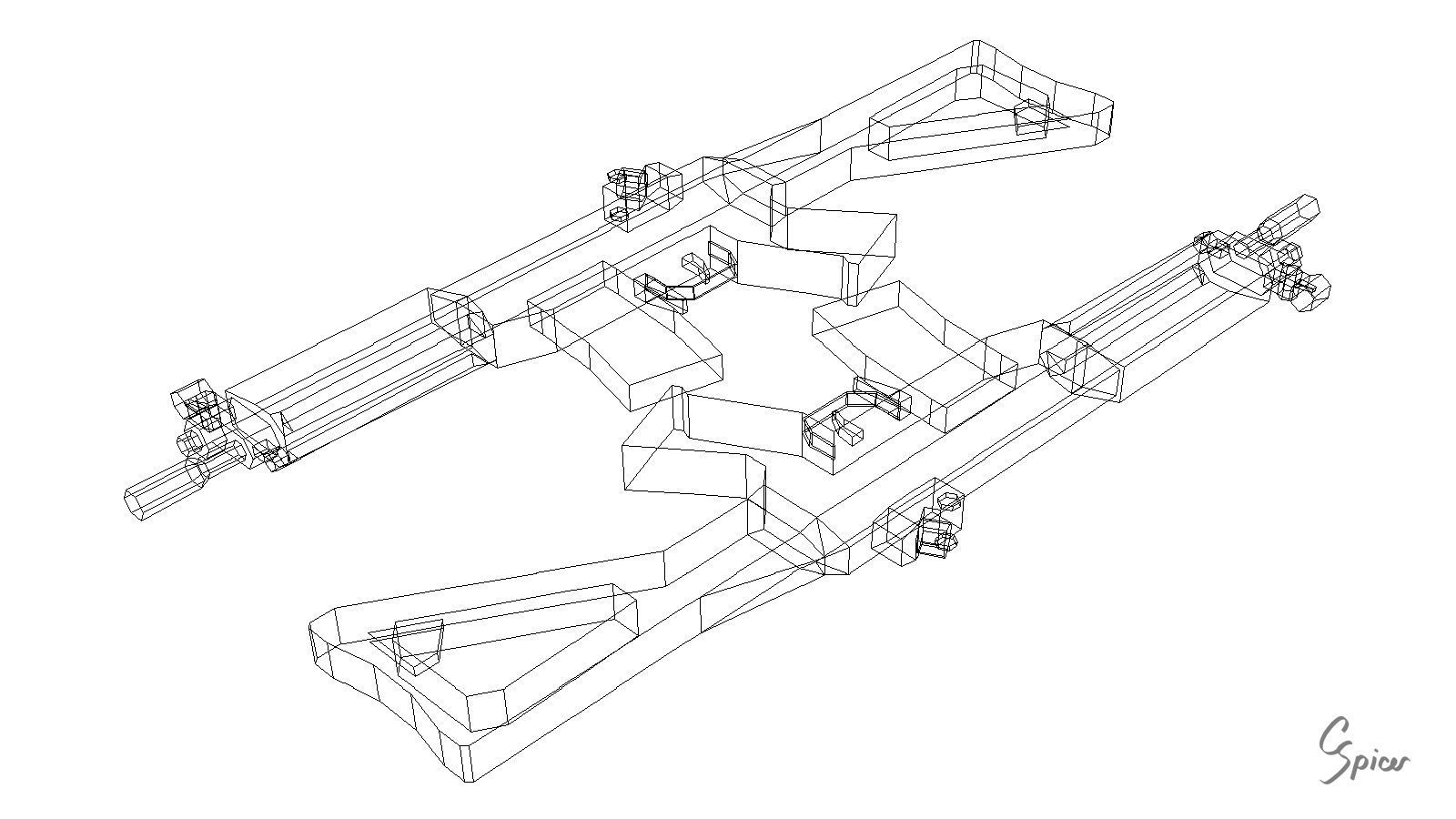 Low-Poly Weapons Collection 01 Low-poly 3D model_56