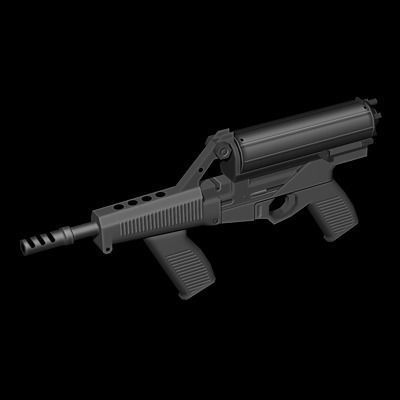 Weapons Collection 02 Low-poly 3D model_2
