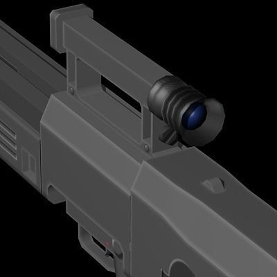 Weapons Collection 02 Low-poly 3D model_14