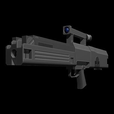 Weapons Collection 02 Low-poly 3D model_11