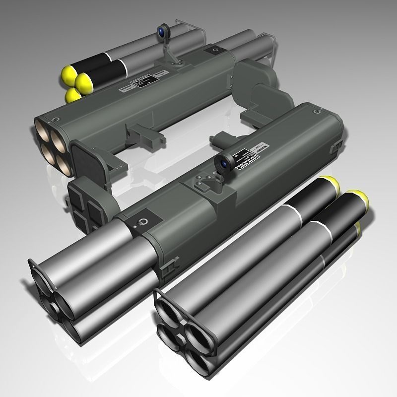 Weapons Collection 02 Low-poly 3D model_16