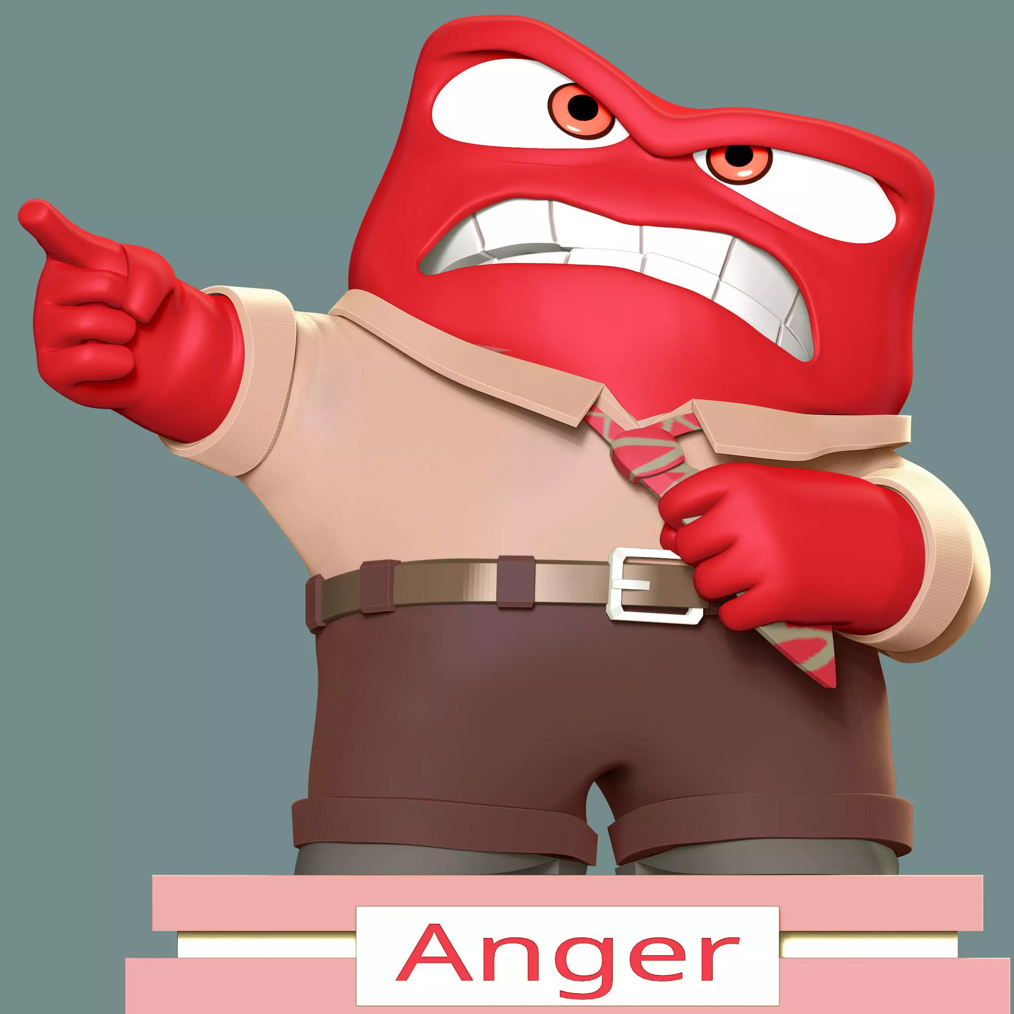Anger Fan Art 3D print model
