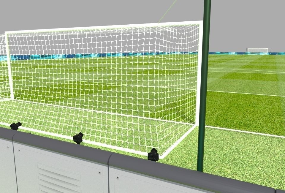 Soccer Camp Low-poly 3D model_10