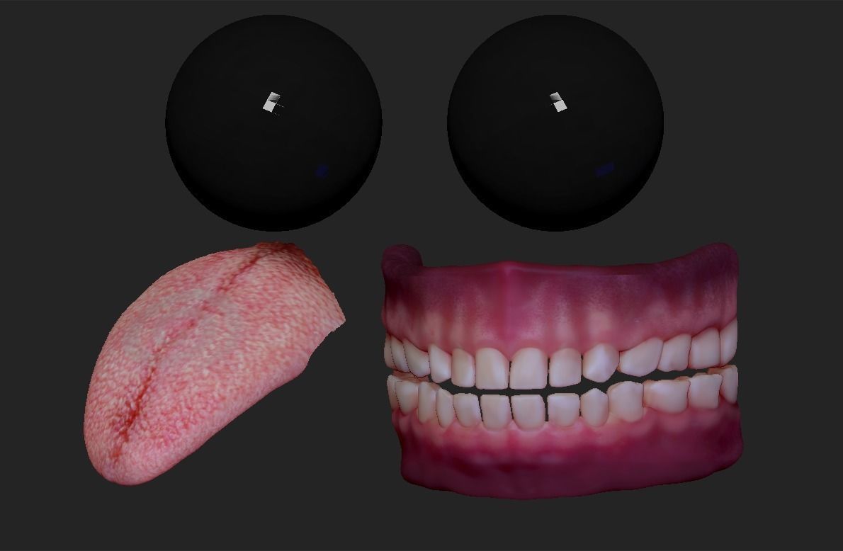 Realistic Alien 4 Sculpt 3D model_8