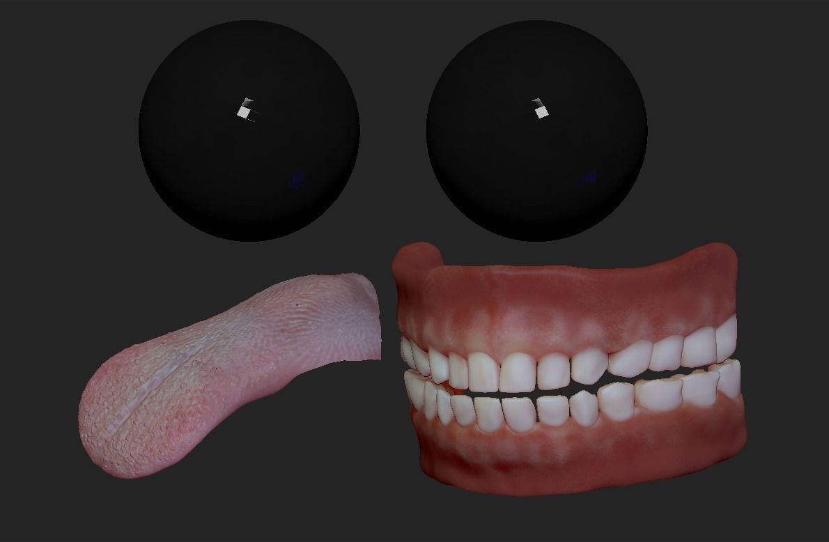 Realistic Alien 5 Sculpt 3D model_7