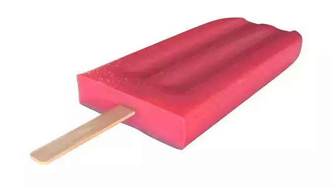 Popsicle Ice Pop Lolly PBR Low-poly 3D model 2