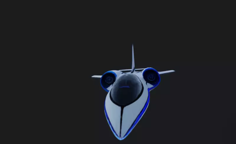 Electric Aircraft 3D Model 3D model