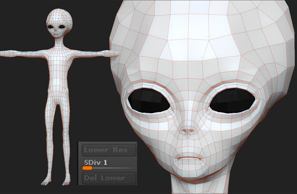 Realistic Aliens Sculpts Bundle 1 3D model_15