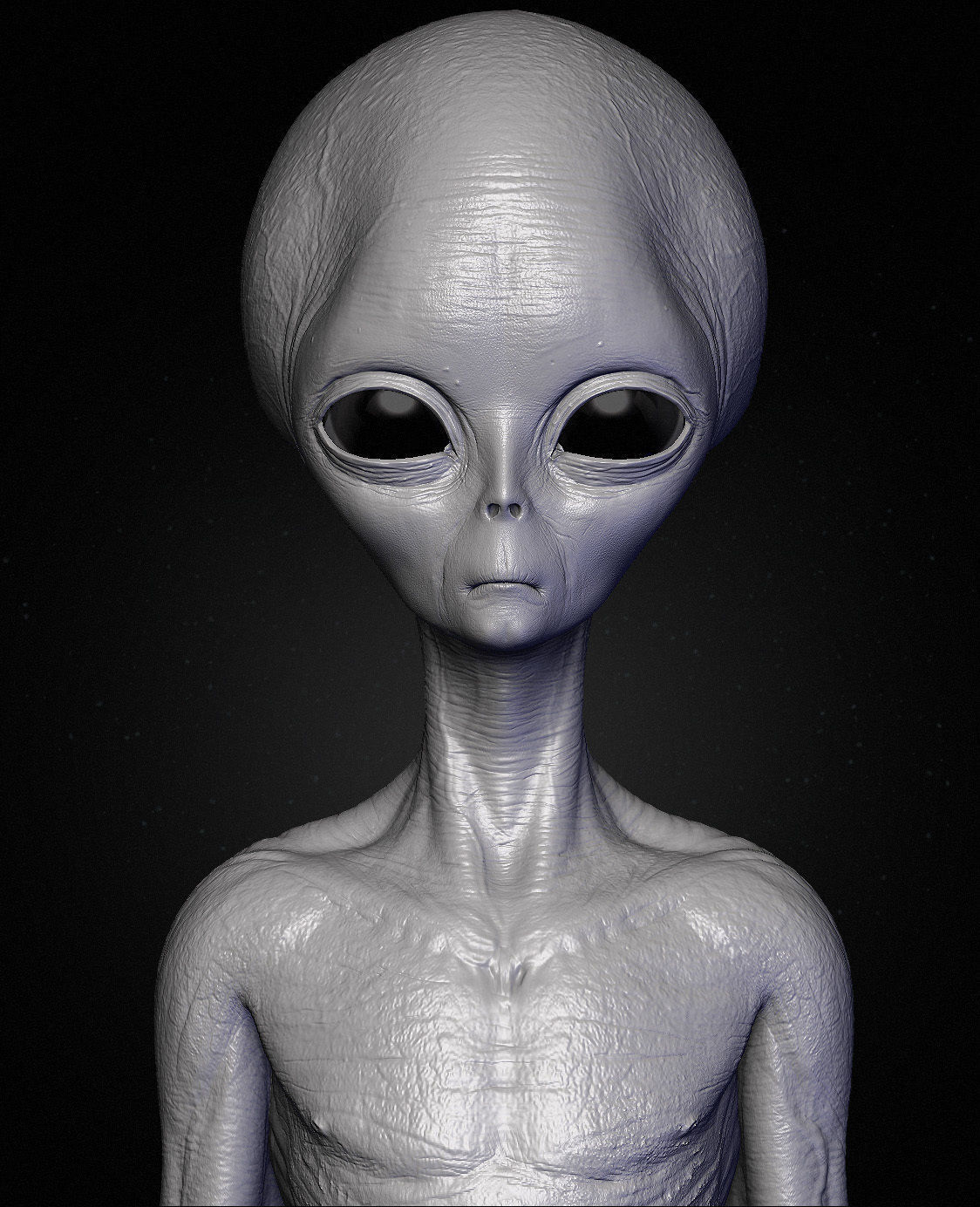 Realistic Aliens Sculpts Bundle 1 3D model_10