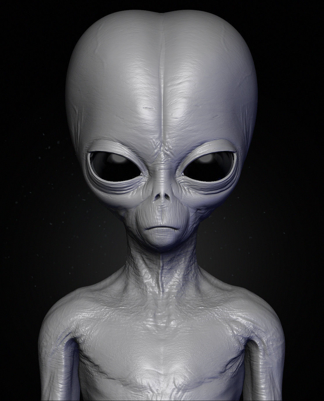 Realistic Aliens Sculpts Bundle 1 3D model_37