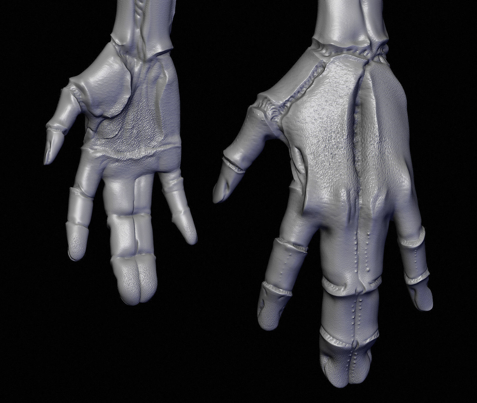 Realistic Aliens Sculpts Bundle 2 3D model_31