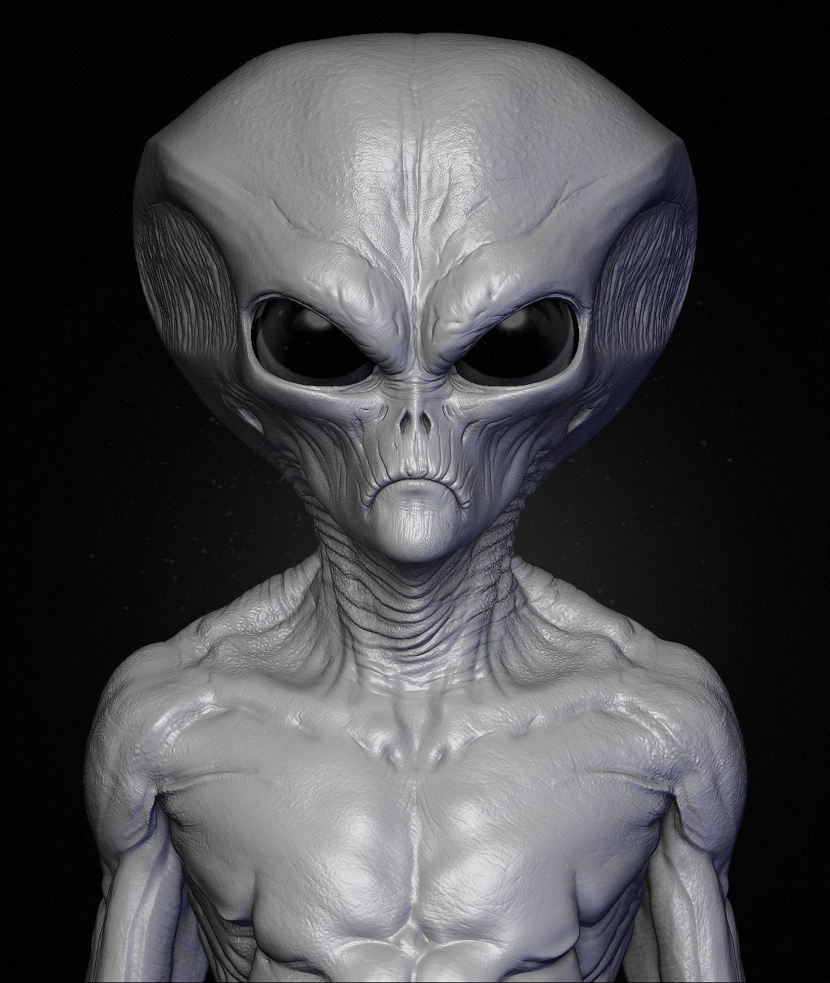 Realistic Aliens Sculpts Bundle 2 3D model_10