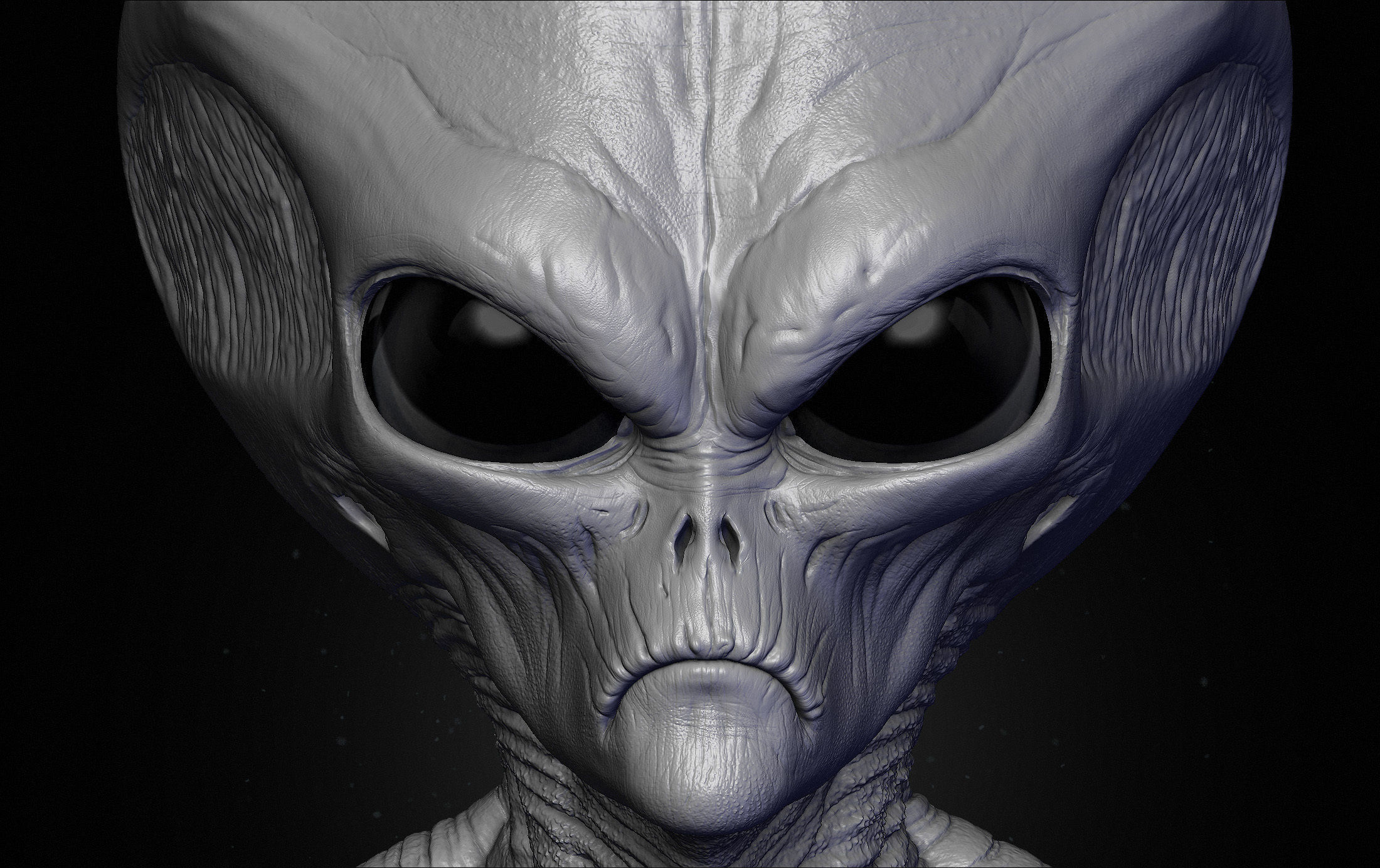 Realistic Aliens Sculpts Bundle 2 3D model_11
