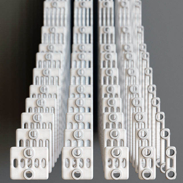 Tubular Radiators Cordivari Ardesia 3D model_2