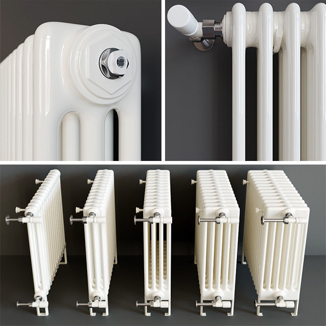 Tubular Radiators Cordivari Ardesia 3D model_1