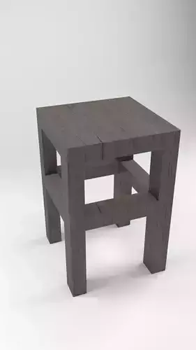 wooden stool