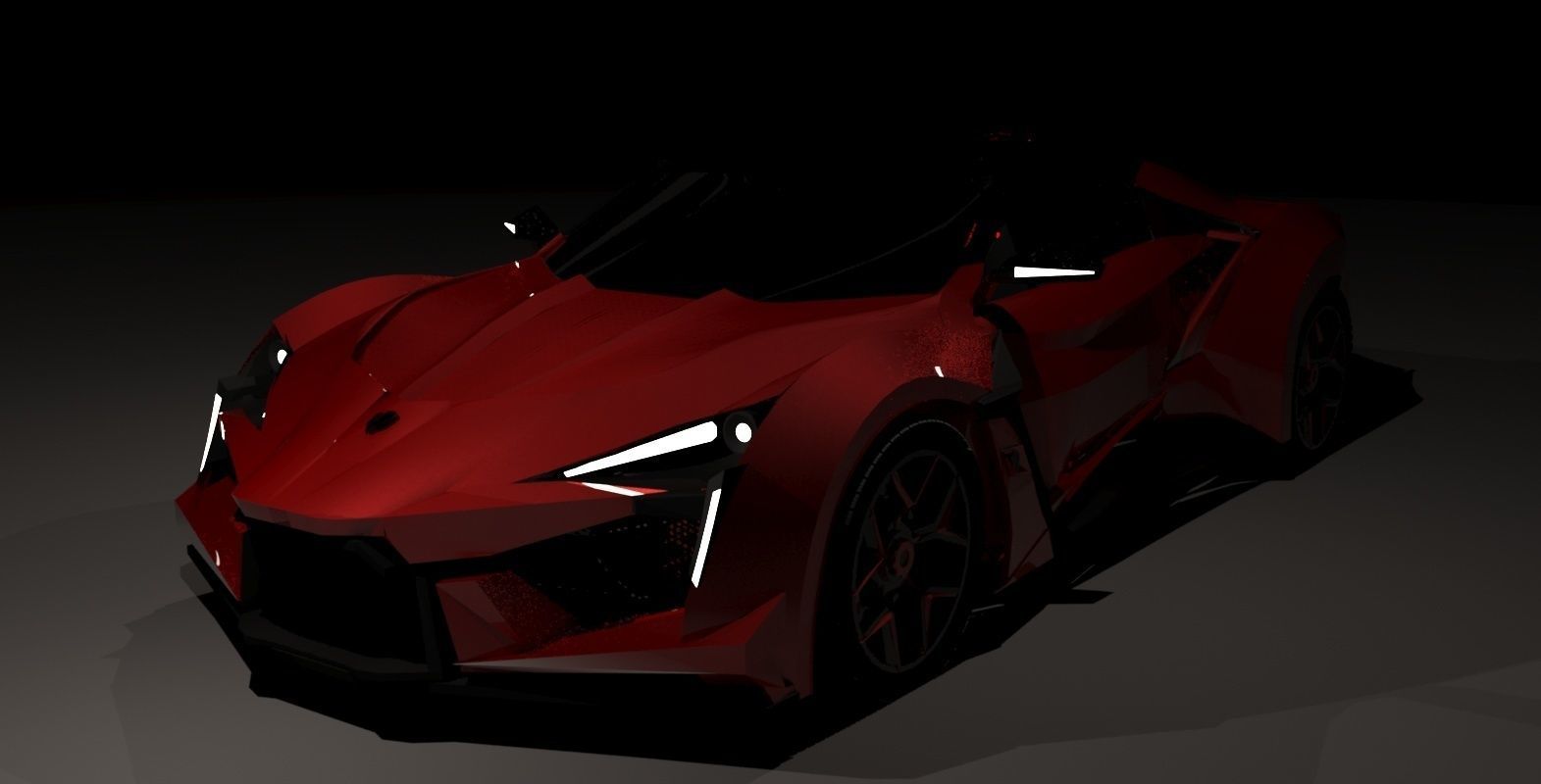 W Motors Fenyr Hyper Car 3D print model_4