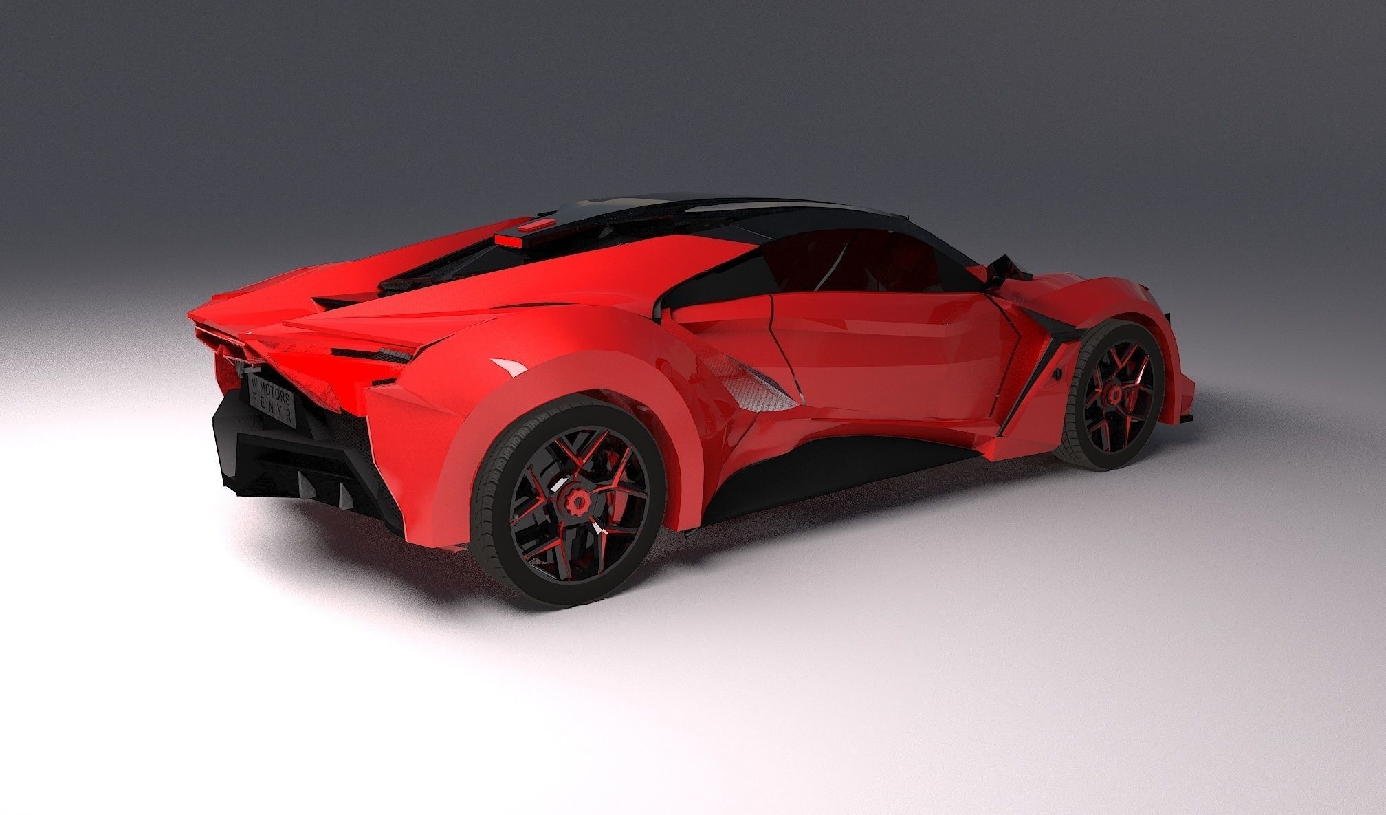 W Motors Fenyr Hyper Car 3D print model_1