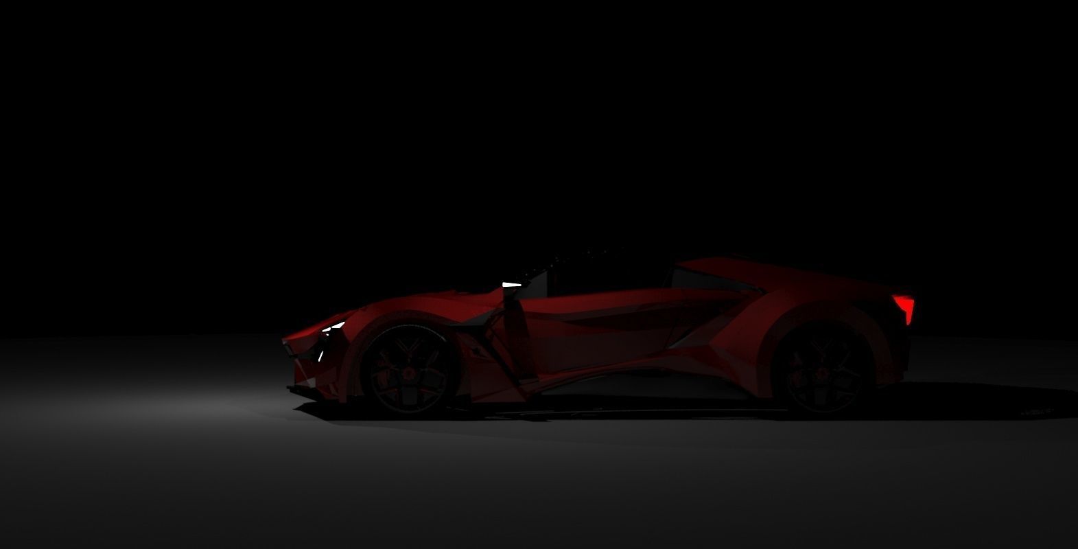 W Motors Fenyr Hyper Car 3D print model_6