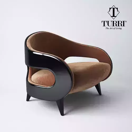 Armchair TURRI Miller 3D model
